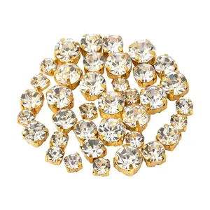 3 Style Sew on Rhinestone