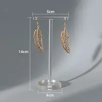 T Shaped Acrylic Earring Display Stand