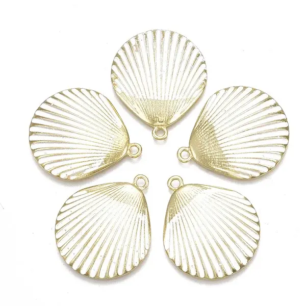 Spray Painted Alloy Pendants