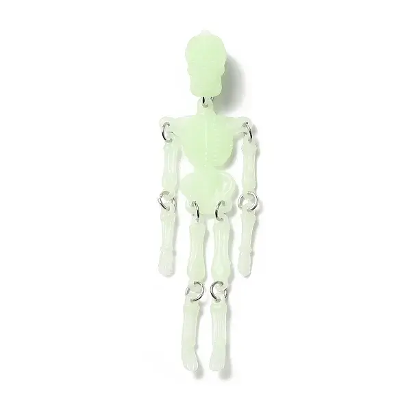 Halloween Luminous PVC Skeleton Pendants
