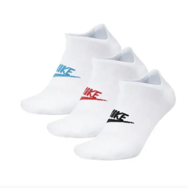 Nike Sportswear Everyday Essential No-Show Socks (3 Pairs) L