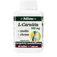 MedPharma L-Carnitin 500mg + Inulin + Chrom tablety na podporu metabolizmu 67 tbl