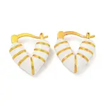 Rack Plating Brass Hoop Earrings