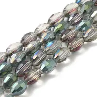 Electroplate Glass Beads Strands