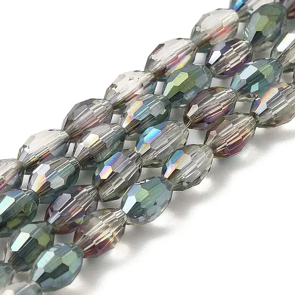 Electroplate Glass Beads Strands