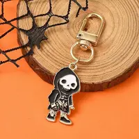 Halloween Skeleton Alloy Enamel Pendant Decoration