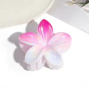 Flower Plastic Claw Hair Clips