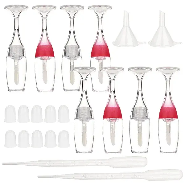 Plastic Empty Lip Glaze Containers Sets