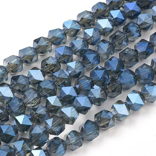 Electroplate Glass Beads Strands
