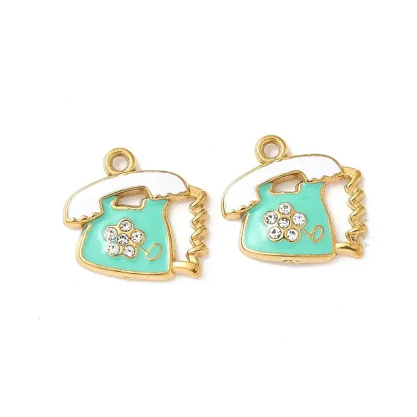 304 Stainless Steel Enamel Pendants