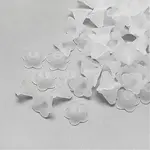 5-Petal Transparent Acrylic Bead Caps