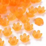 Frosted Acrylic Bead Caps