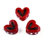 Opaque Handmade Bumpy Lampwork Beads Strands