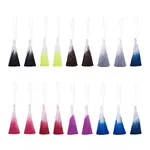 27Pcs 9 Colors Polyester Tassel Big Pendants