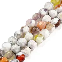 Dyed Natural Fire Crackle Agate Beads Strands