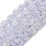 Handmade Foil Lampwork Beads Strands