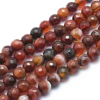 Natural Striped Agate/Banded Agate Beads