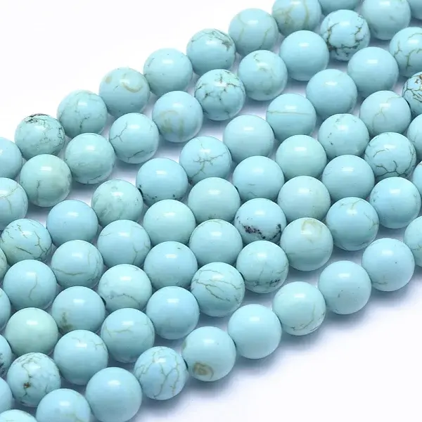 Natural Howlite Beads Strands