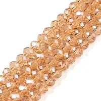 Electroplate Glass Beads Strands