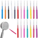 60Pcs 12 Colors Plastic Cleaning Brushes