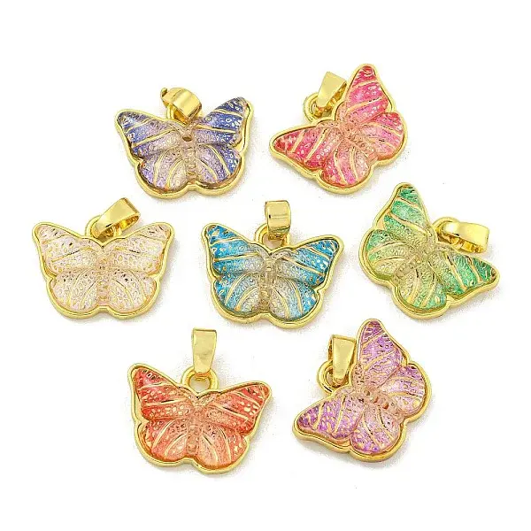 Transparent Resin Pendants