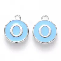 Platinum Plated Alloy Enamel Charms