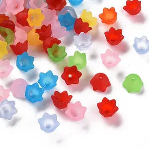 Transparent Acrylic Beads Caps