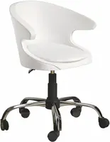 Kancelářská otočná židle na kolečkách gigi – bílá
