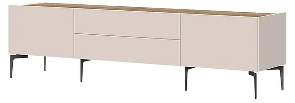 Tv stolek 206 ambrosia - béžová/dub tobacco