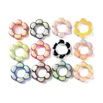 Opaque Acrylic with Enamel Beads