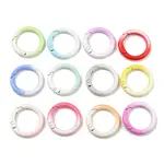 Spray Painted Alloy Spring Gate Rings