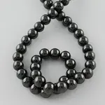 Magnetic Synthetic Hematite Beads Strands