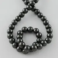 Magnetic Synthetic Hematite Beads Strands