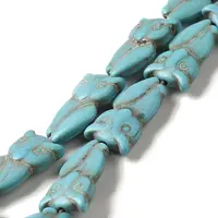Synthetic Turquoise Beads Strands