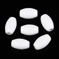 Spray Painted Schima Wood Beads