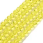 Transparent Glass Bead Strands