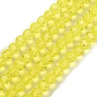 Transparent Glass Bead Strands