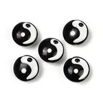 Yin-yang Theme Baking Painted Glass Beads
