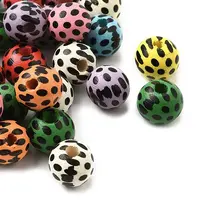 Printed Schima Wood Beads