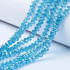 Electroplate Glass Beads Strands