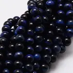 Natural Tiger Eye(Dyed & Heated) Round Beads Strands
