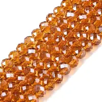 Electroplate Glass Beads Strands