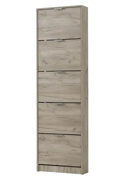 Výklopný botník 5-dvířkový felix - dub šedý