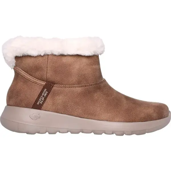 Skechers ON-THE-GO JOY - COZY DREAM Dámská zimní obuv, hnědá, velikost