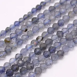 Natural Cordierite/Iolite/Dichroite Beads Strands