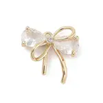 Brass with Clear Cubic Zirconia Pendants