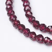 Natural Garnet Beads Strands