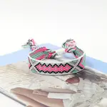 Polyester Braided Rhombus Pattern Cord Bracelet
