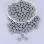 Round Silicone Focal Beads