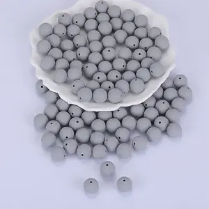 Round Silicone Focal Beads